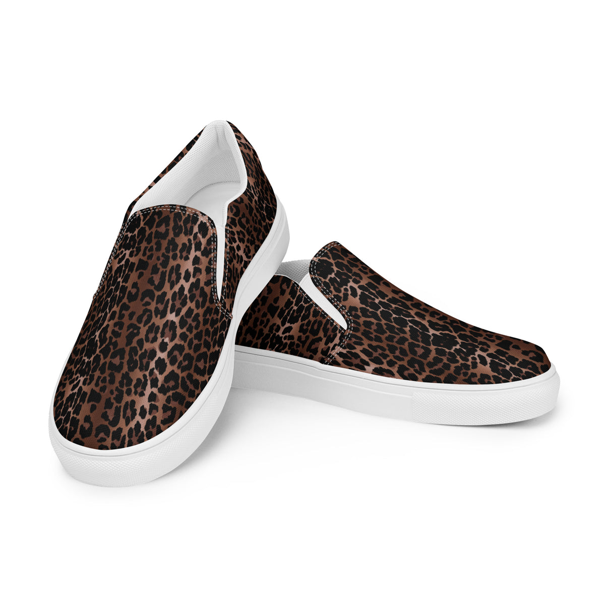 OG Leopard Print Women’s Slip-on Canvas Deck Shoes