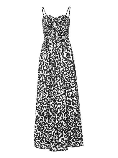 Layla Leopard Sweetheart Neck Cami Dress | 6 Colors