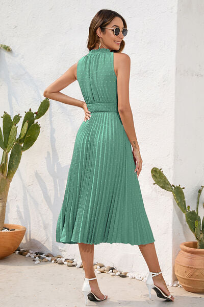 Apulia Tie Neck Sleeveless Dress | 7 Colors