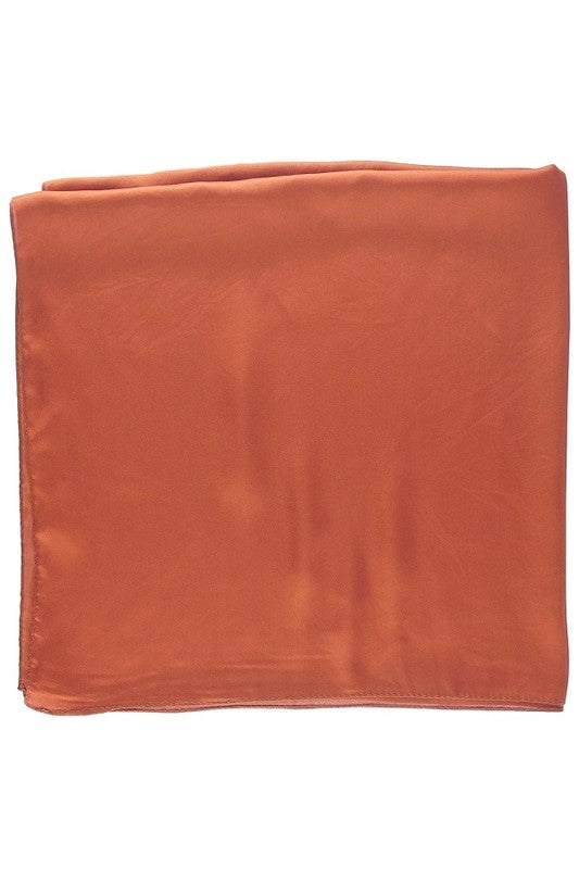 Giselle Neck Scarf in Rust