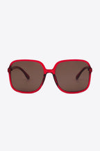 Vibrant Vision Square Frame Sunglasses in Green, Black, Yellow, or Red
