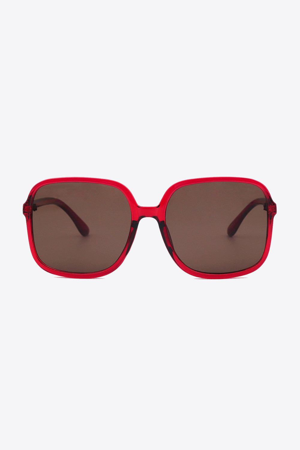 Vibrant Vision Square Frame Sunglasses in Green, Black, Yellow, or Red