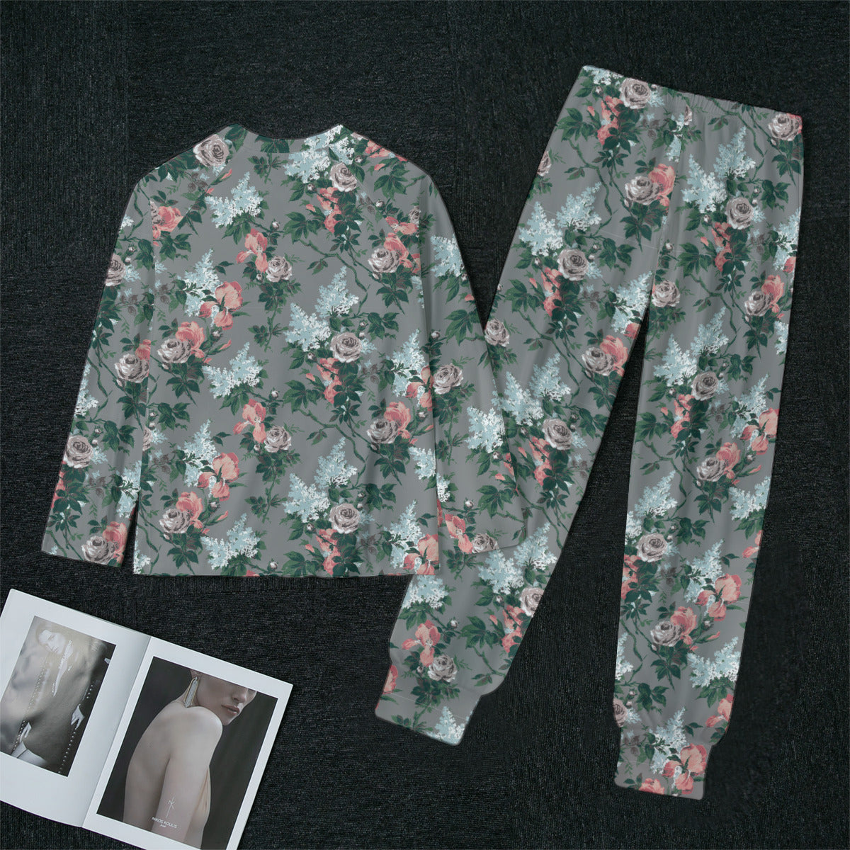 Wendy J'adore Bella Roses Ultra Soft Pajama Set