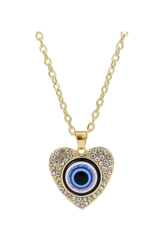 Got My Eye on You Necklace in Gold