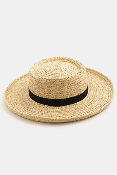 Francesca Fame Wide Brim Straw Weave Hat