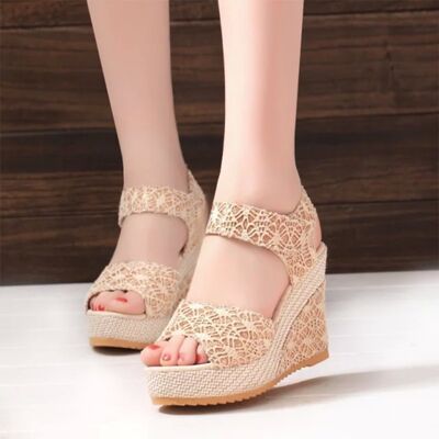 Phoebe Lace Detail Open Toe High Heel Sandals | 2 Colors