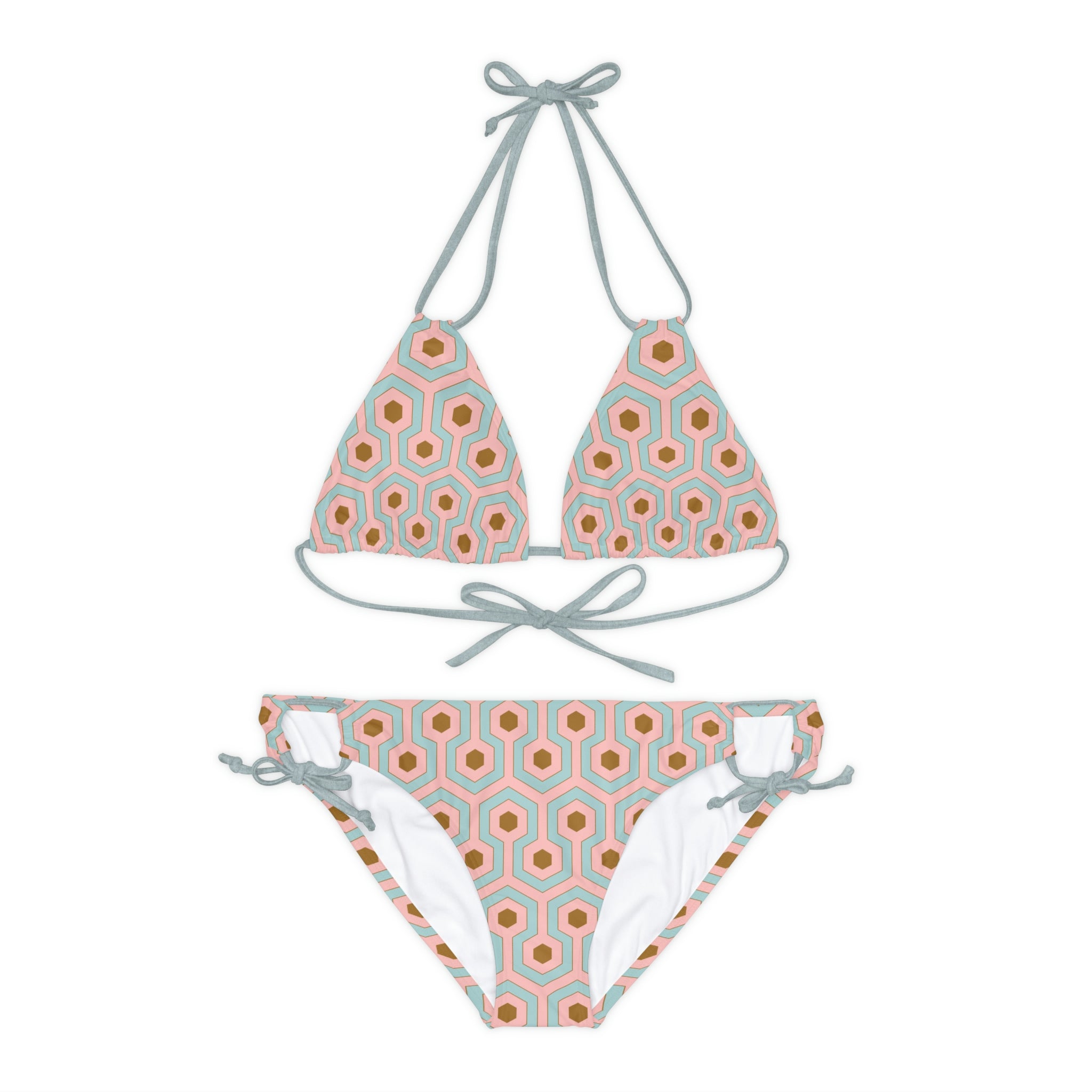 Alex Antoinette Hotel Hexagon Strappy Bikini Set