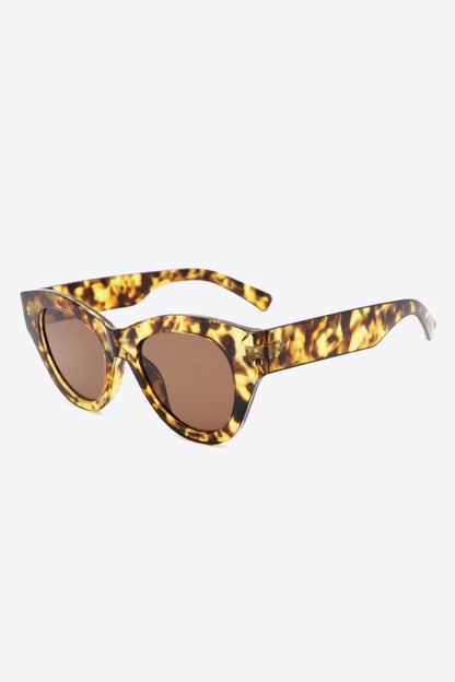 Tortie Twist Polycarbonate Wayfarer Sunglasses