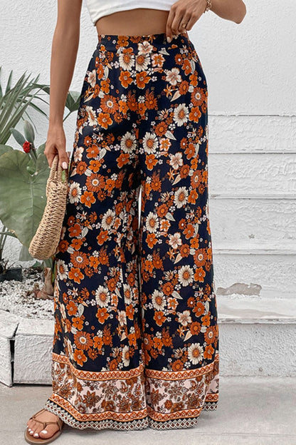 Posies on Parade Wide Leg Pants