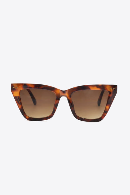 Charm School Wayfarer UV400 Sunglasses in Apricot and Tortoiseshell