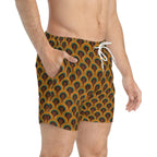1970's Vintage Room 237 Print Men's Swim Trunks