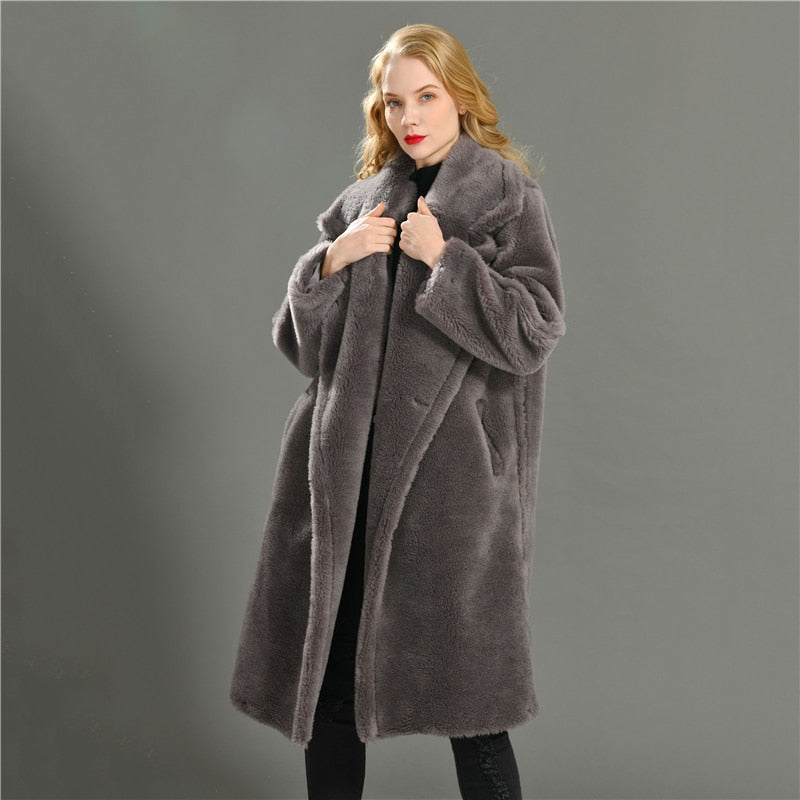 Fitz Genuine Wool Teddy Borgana Winter Coat | 2 Lengths | 11 colors