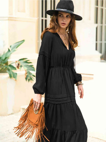 Dreams 70s Witchy Peasant Tiered Maxi Dress | 7 Colors