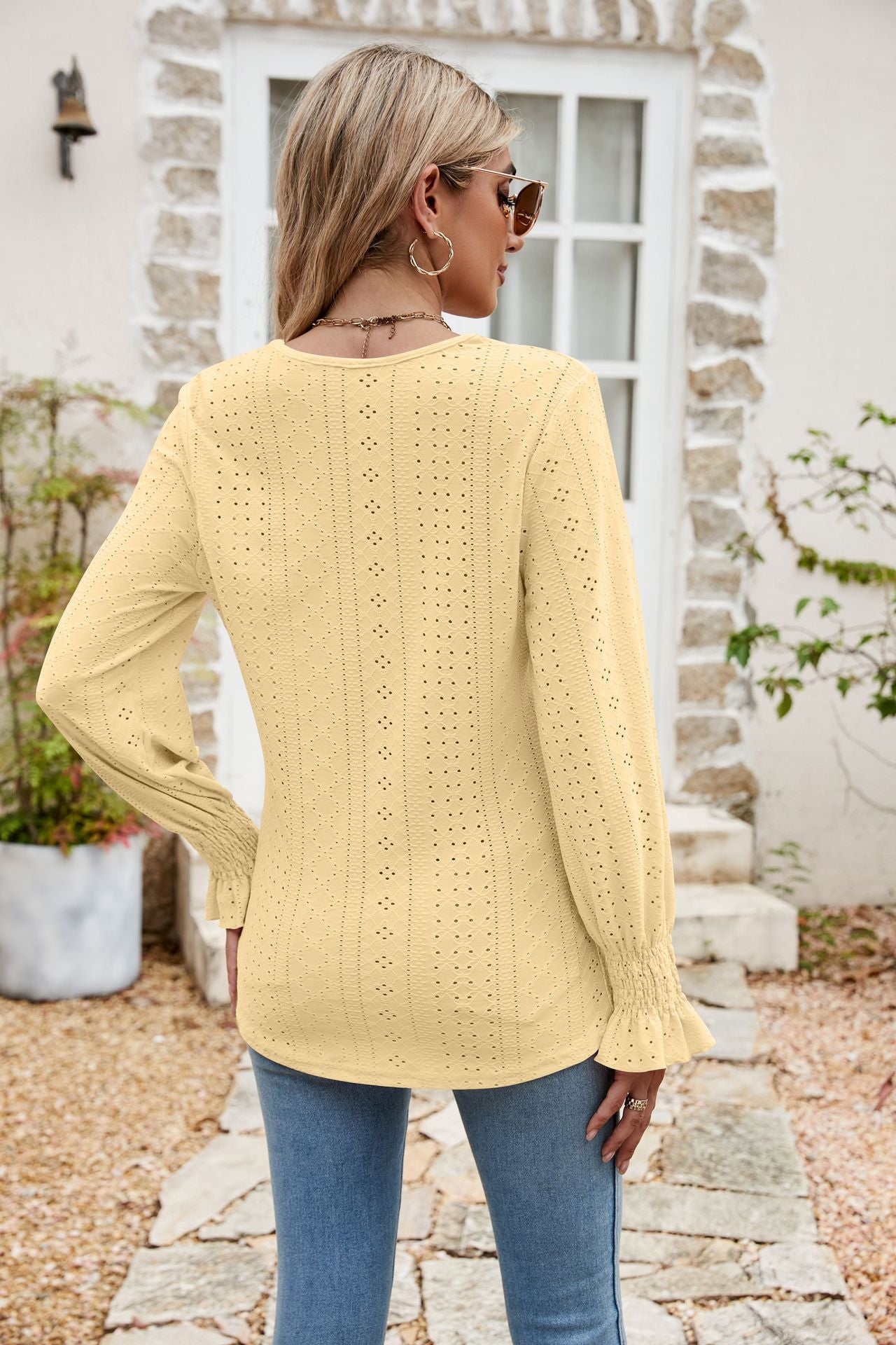 J.Jill Chenille Double-V Sweater Size XL