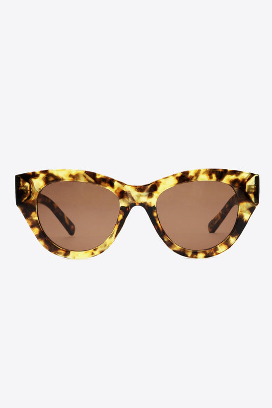 Tortie Twist Polycarbonate Wayfarer Sunglasses