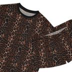 TGIF Sleepover PJs in OG Leopard Tee & Pajama Shorts-Set