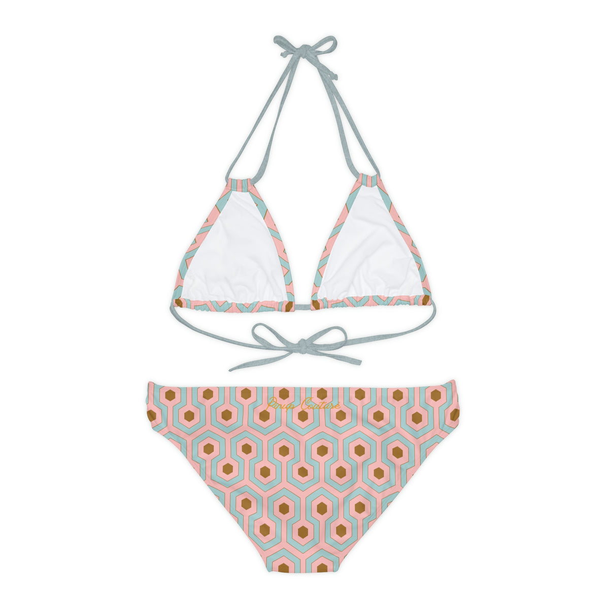 Alex Antoinette Hotel Hexagon Strappy Bikini Set