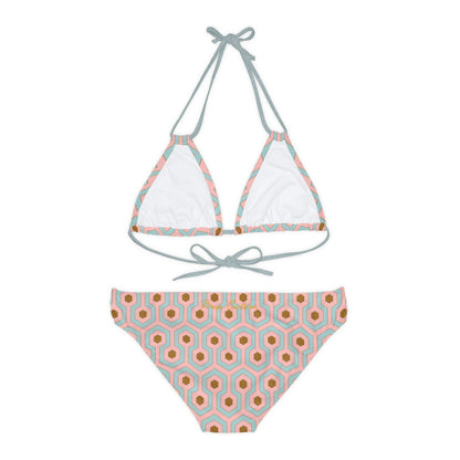 Alex Antoinette Hotel Hexagon Strappy Bikini Set  | Pinup Couture Swim