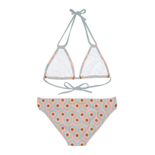 Alex Antoinette Hotel Hexagon Strappy Bikini Set