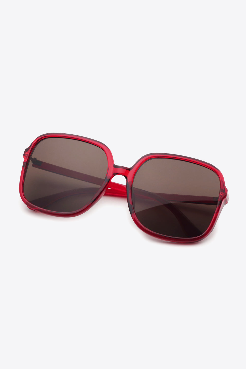 Vibrant Vision Square Frame Sunglasses in Green, Black, Yellow, or Red