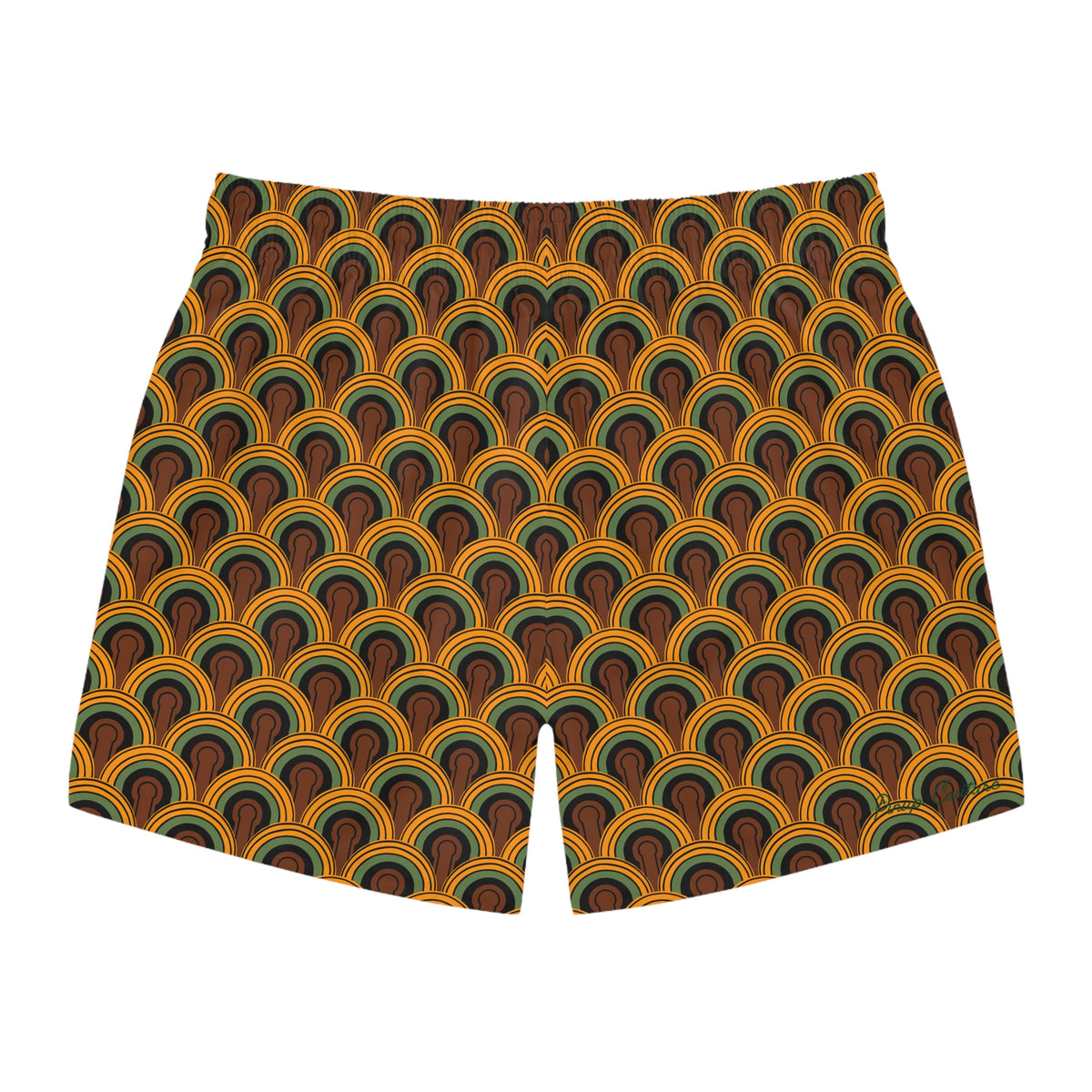 1970's Vintage Room 237 Print Men's Swim Trunks