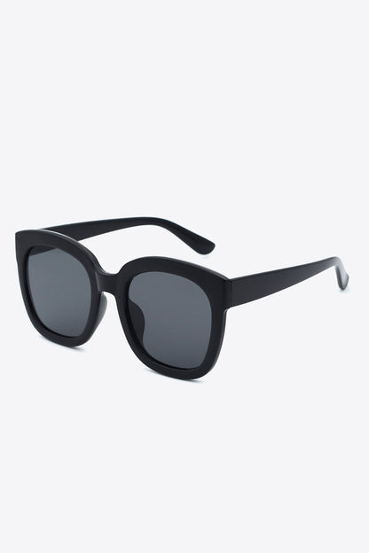 Geo Glam Sunglasses in Black and Brown