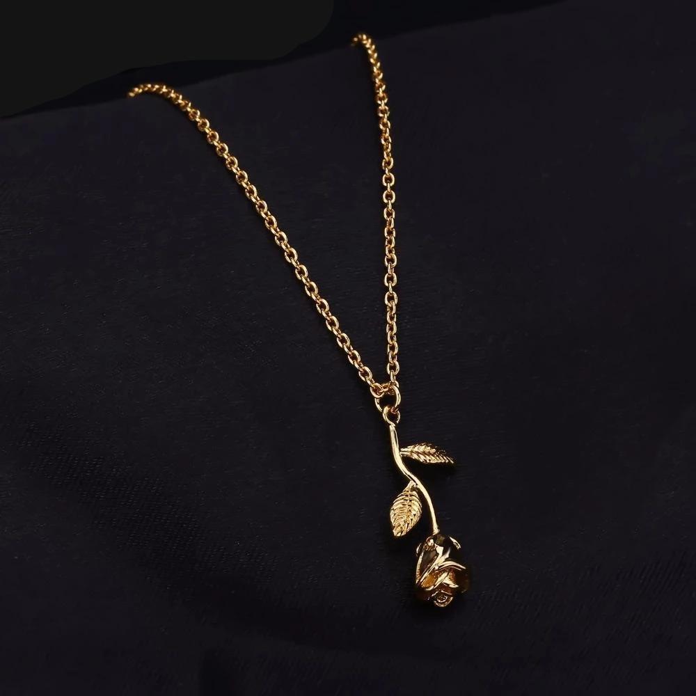 Aimyon Bleeding Rose Necklace | 3 Metals | Marigold Shadows
