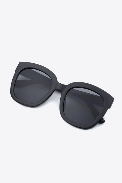 Geo Glam Sunglasses in Black and Brown