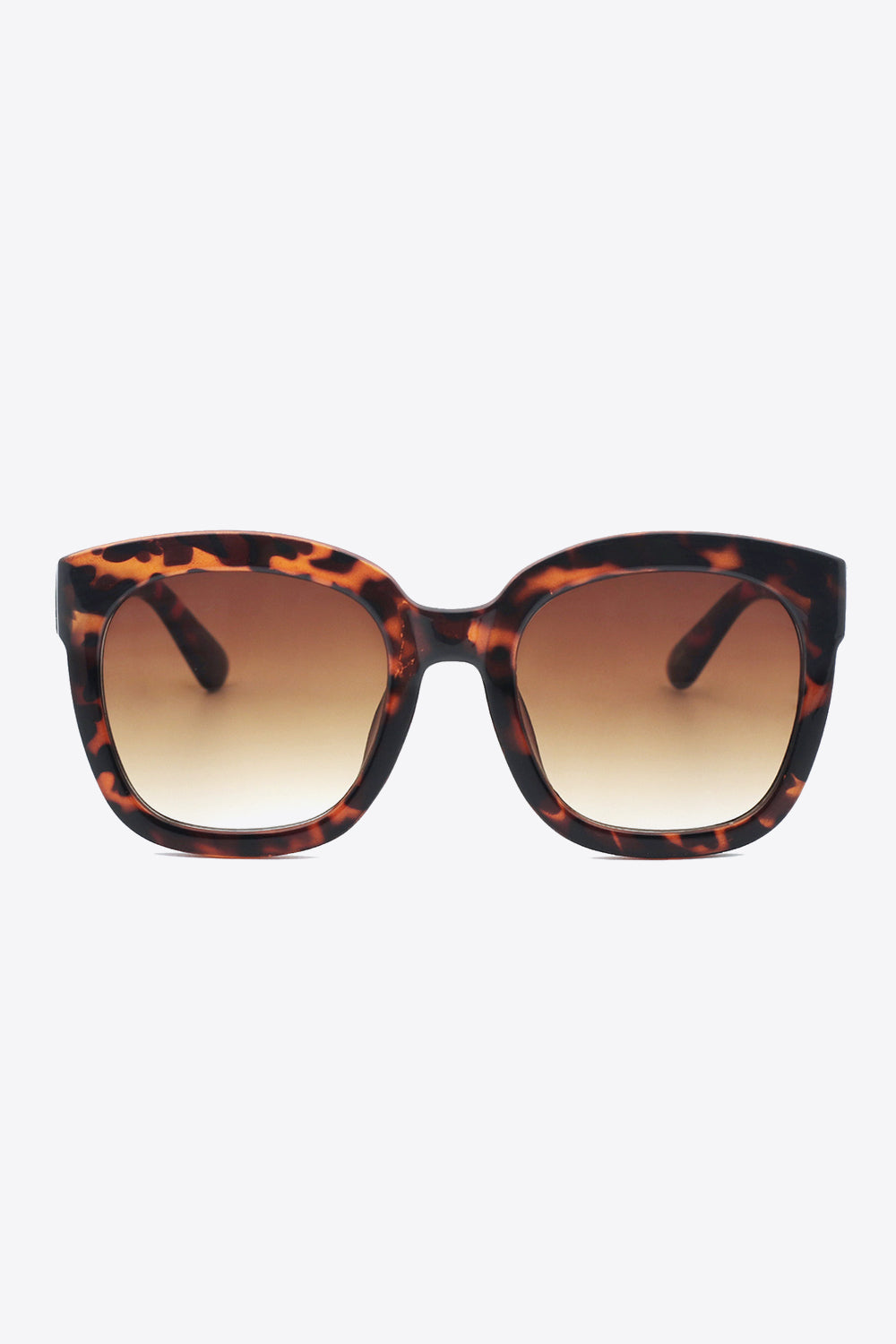 Geo Glam Sunglasses in Black and Brown