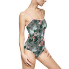 Devon J'adore Bella Roses Strappy One-piece Swimsuit