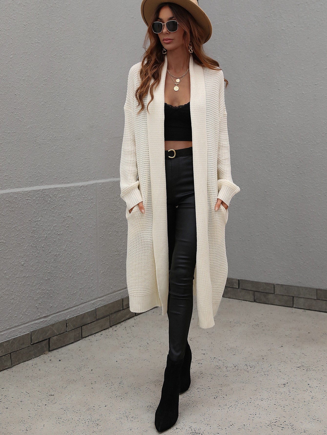 Off white sweater duster Clearance