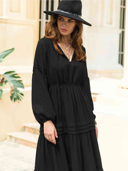 Dreams 70s Witchy Peasant Tiered Maxi Dress | 7 Colors