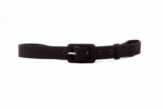1 Inch Grommet Belt in Black Ponte  | Pinup Girl Clothing - pinupgirlclothing.com