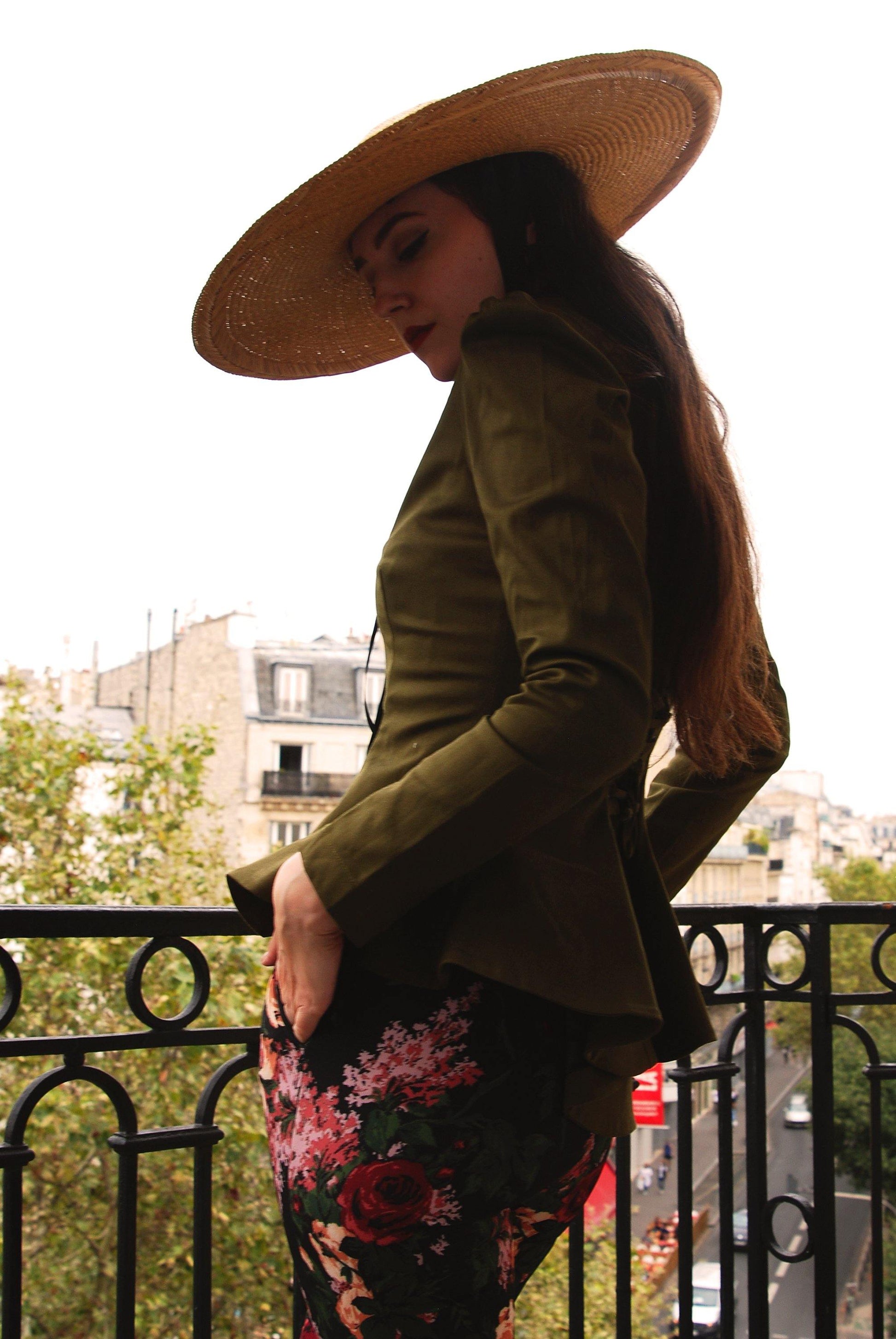 Morgana Jacket in Olive Twill | Laura Byrnes Design - pinupgirlclothing.com