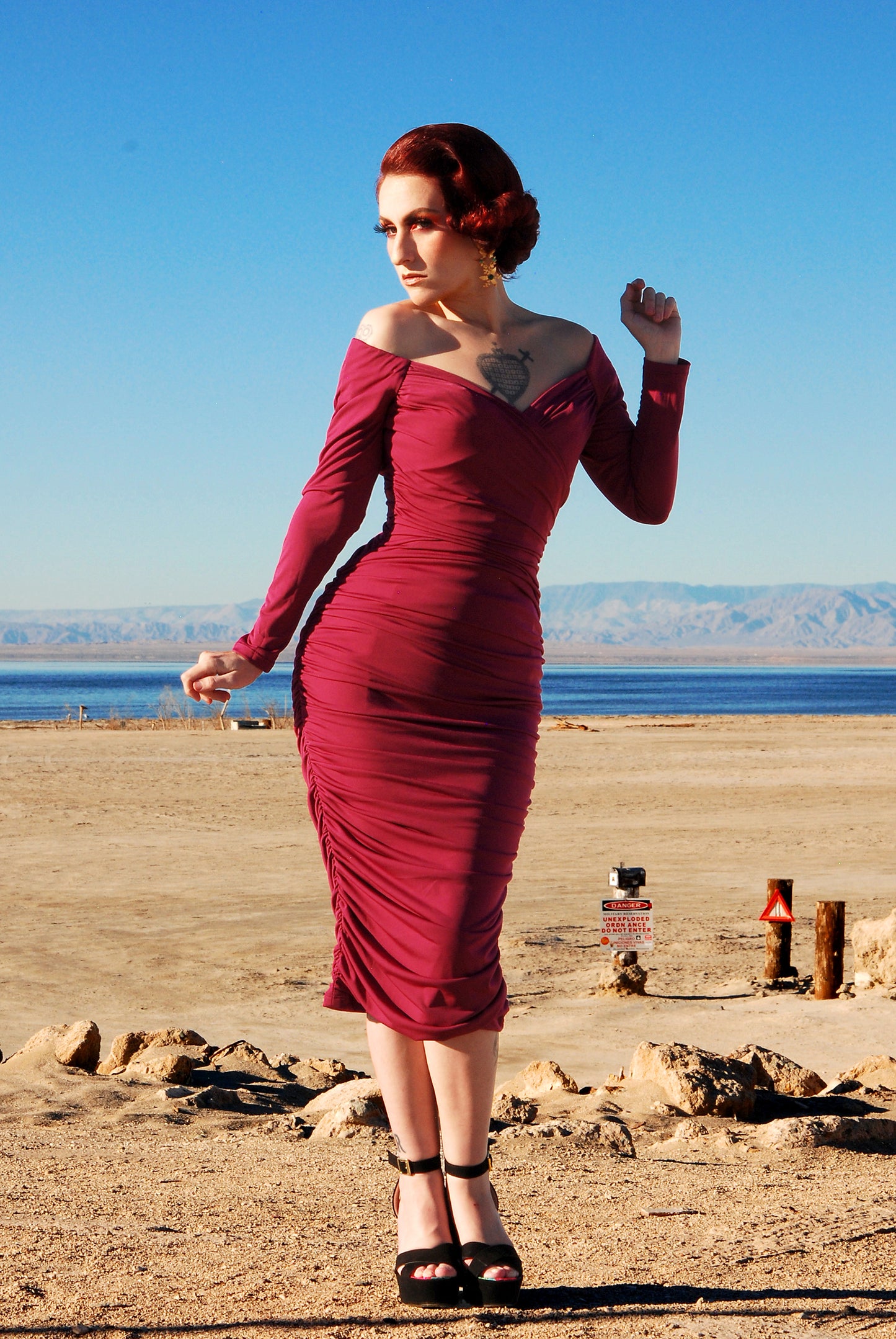 Final Sale - Monica Wiggle Dress in Baton Rouge | Laura Byrnes Design