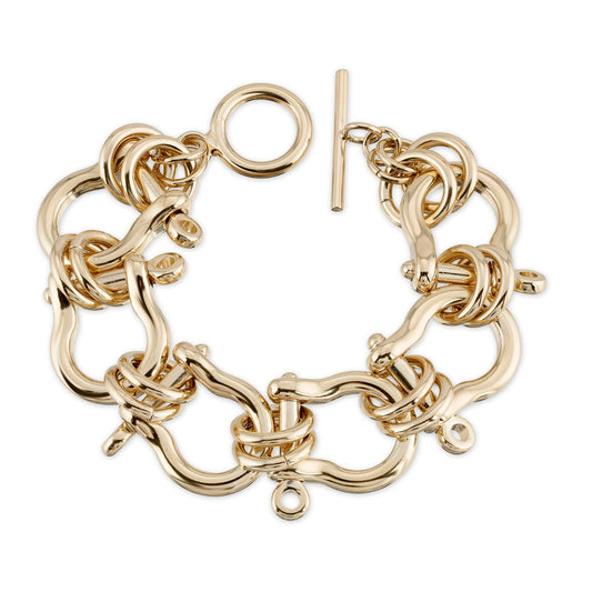 Harrison Link Bracelet | Gold or Silver | Eklexic Jewelry