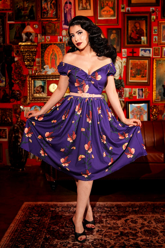Final Sale - Natalie Dress in ManTrap Print | Laura Byrnes & Hope Johnstun