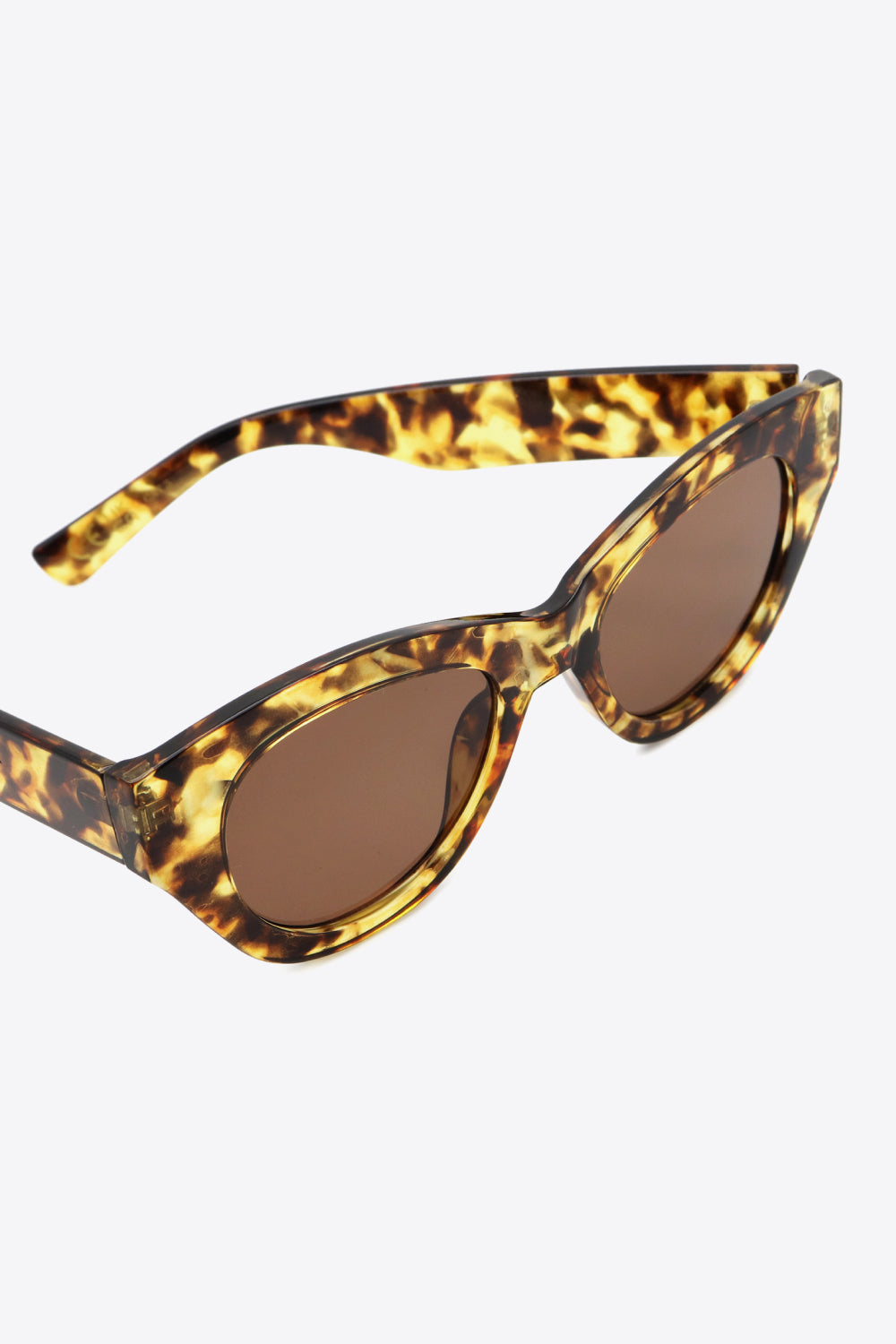 Tortie Twist Polycarbonate Wayfarer Sunglasses