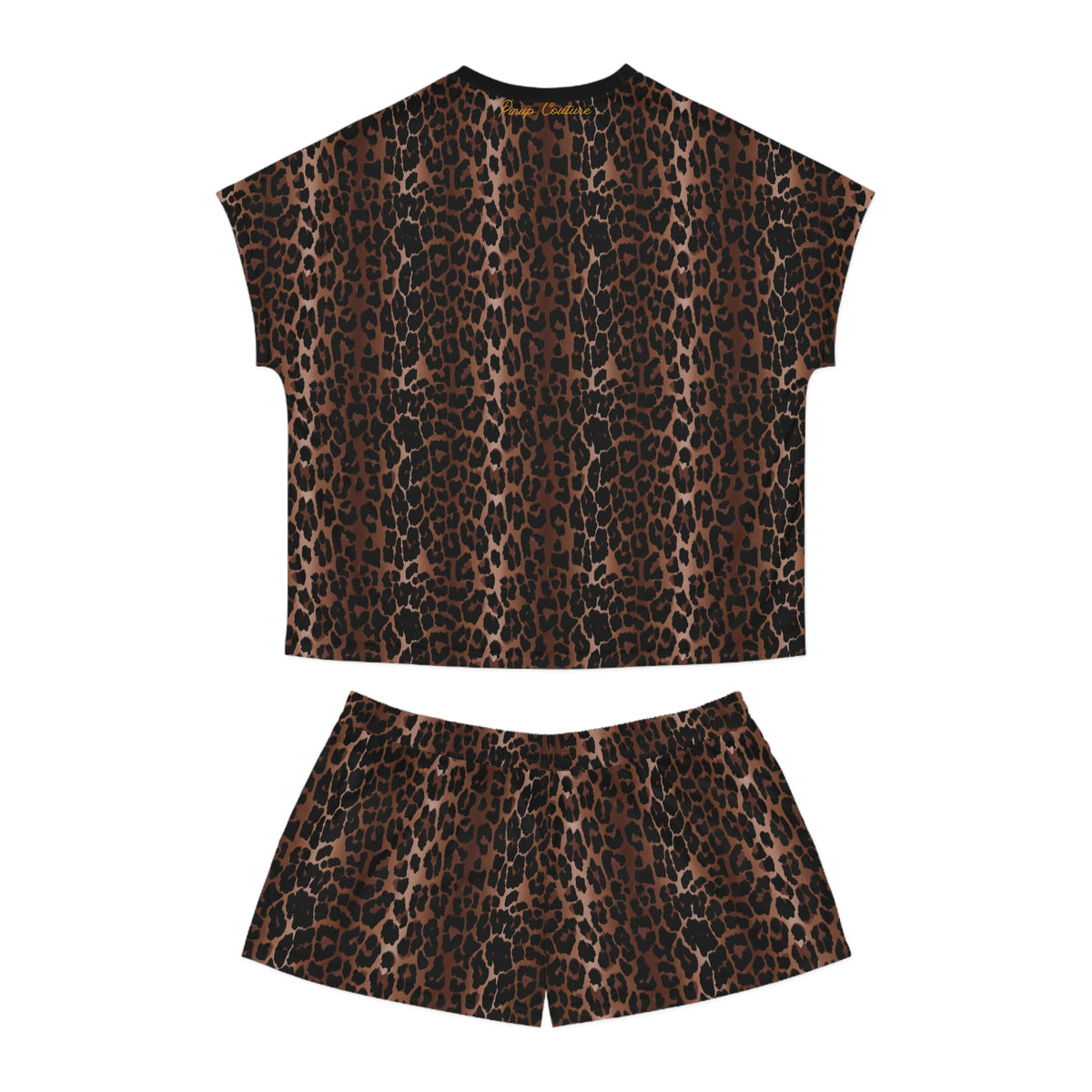 TGIF Sleepover PJs in OG Leopard Tee & Pajama Shorts-Set