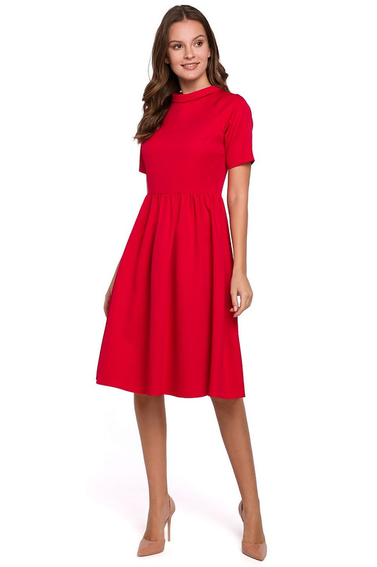 Sabrina Daydress Solid Red