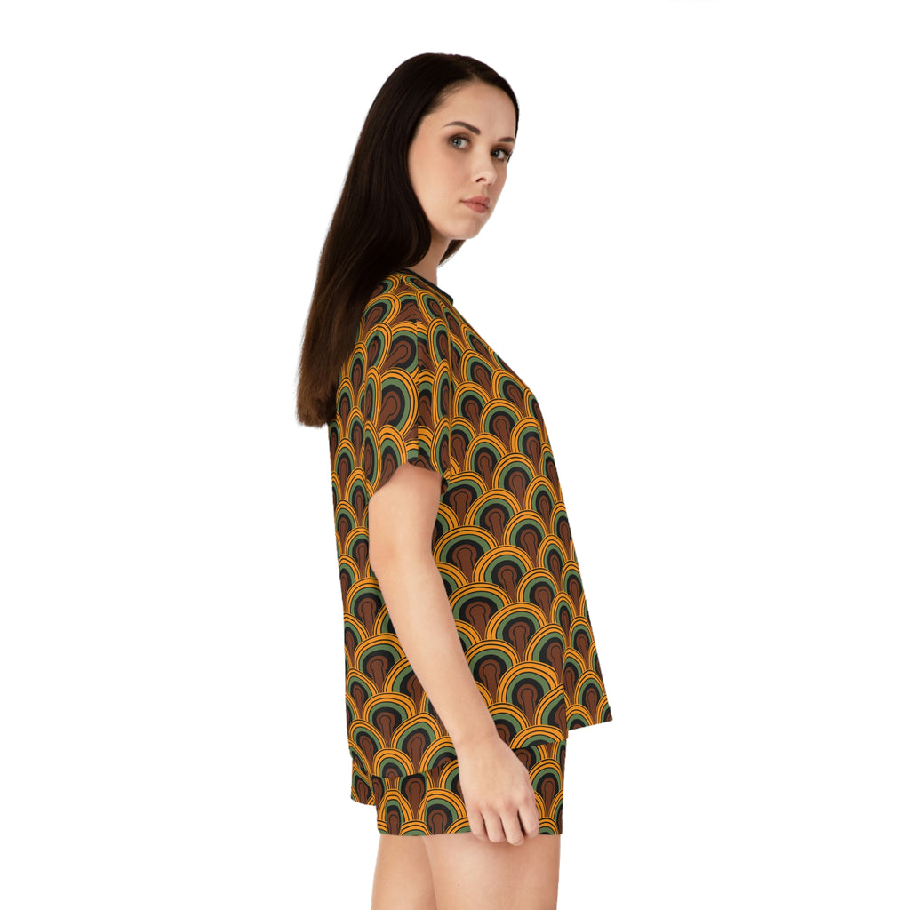TGIF Sleepover PJs in Room 237 Tee & Pajama Shorts-Set