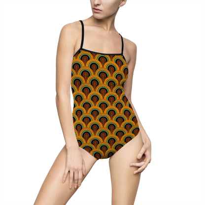 Devon Room 237 Strappy One-piece Swimsuit | Pinup Couture Swim