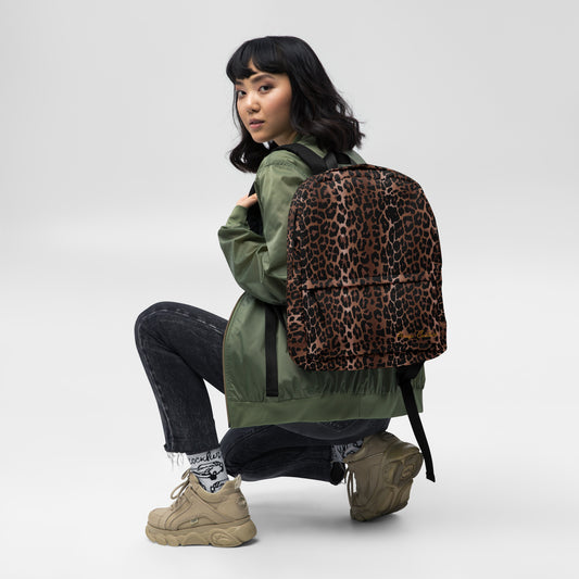 Emma Take On The Day Medium Backpack in OG Leopard | Pinup Couture Relaxed