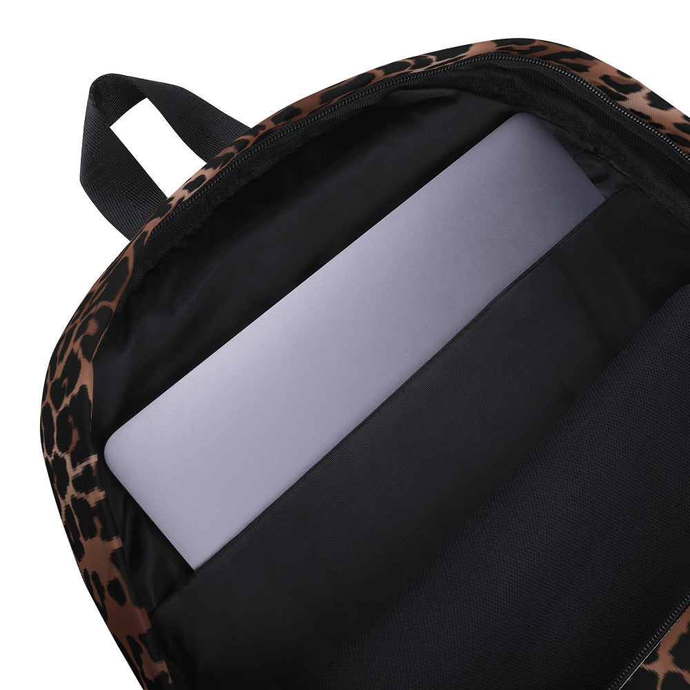 Emma Take On The Day Medium Backpack in OG Leopard | Pinup Couture Relaxed