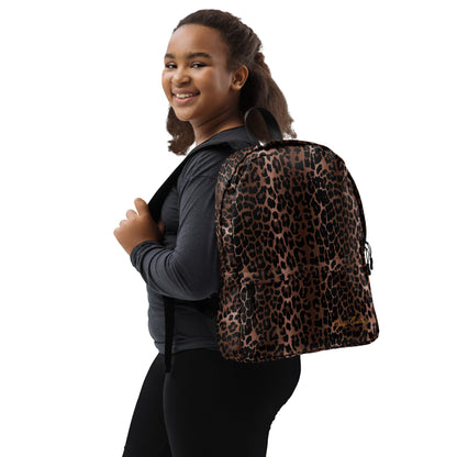 Emma Take On The Day Medium Backpack in OG Leopard | Pinup Couture Relaxed