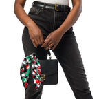 Cyndi Cherry Girl Black Gingham Bandana Scarf