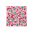 Cyndi Pink Gingham Cherry Girl Bandana