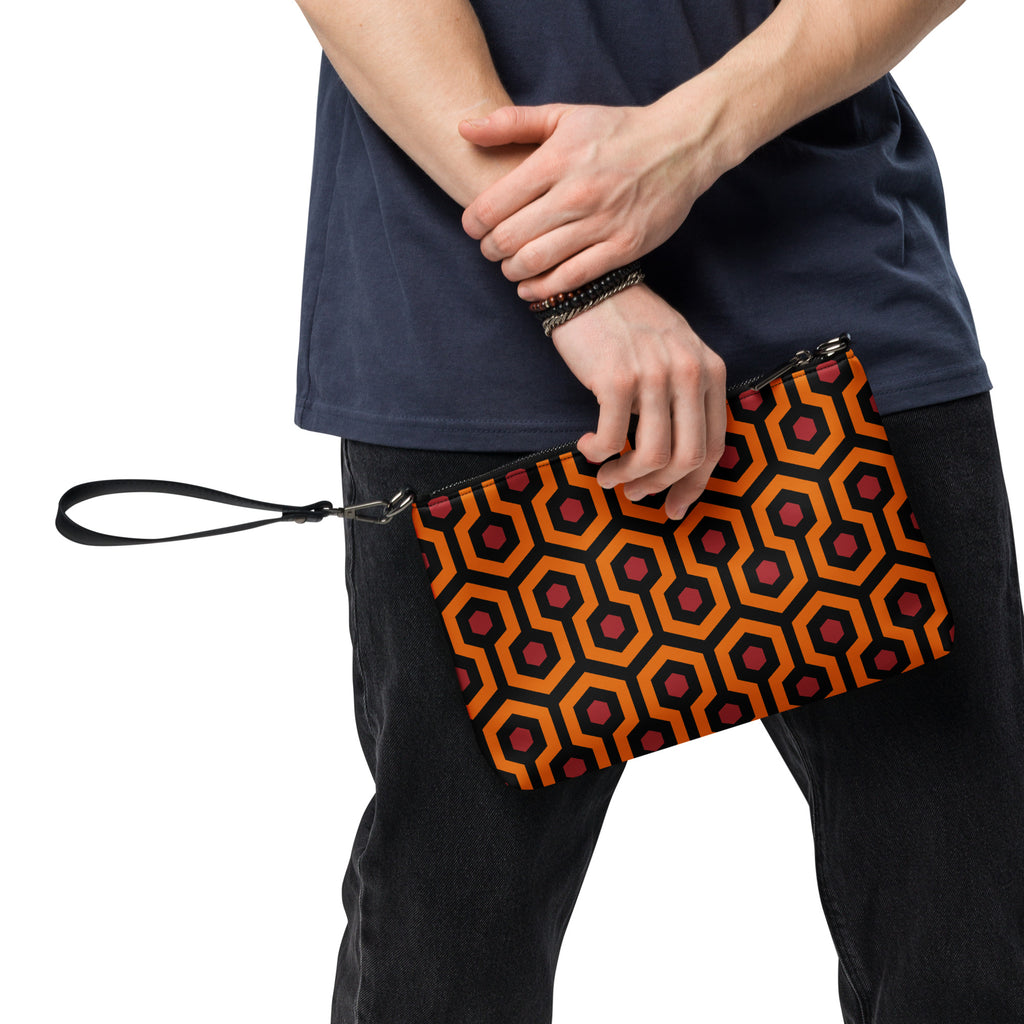 Overlook Hotel Hexagon Faux Leather Adjustable Strap Crossbody Bag