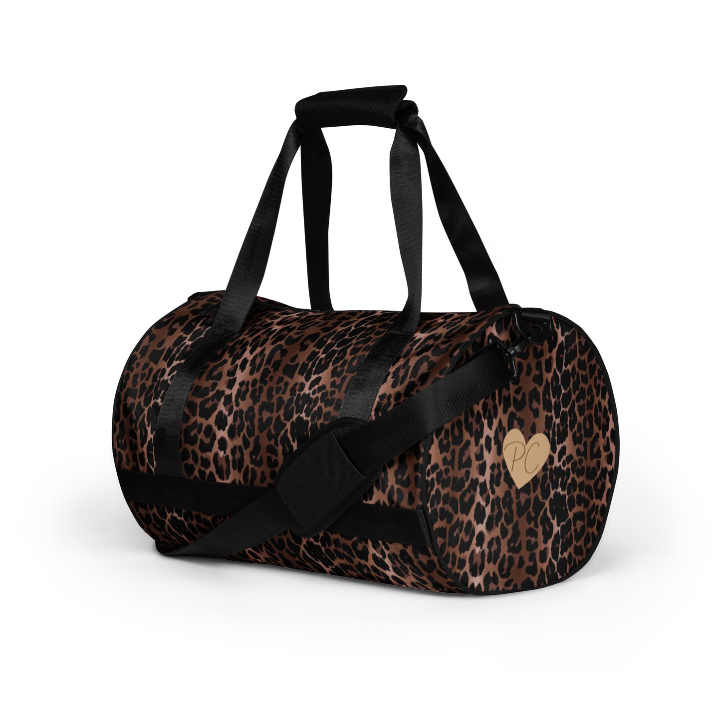 Overnighter Carryon Workout Duffle Bag in OG Leopard Print Pinup