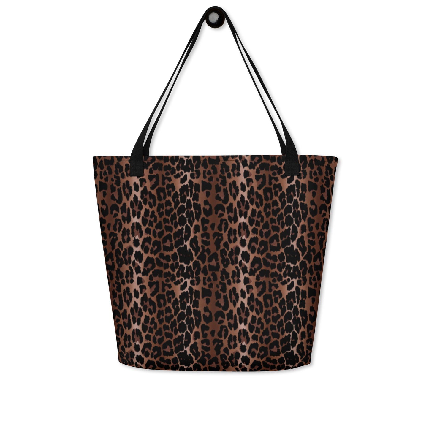 Bethany Large Shopper Tote Bag in OG Leopard Print | Pinup Couture Relaxed